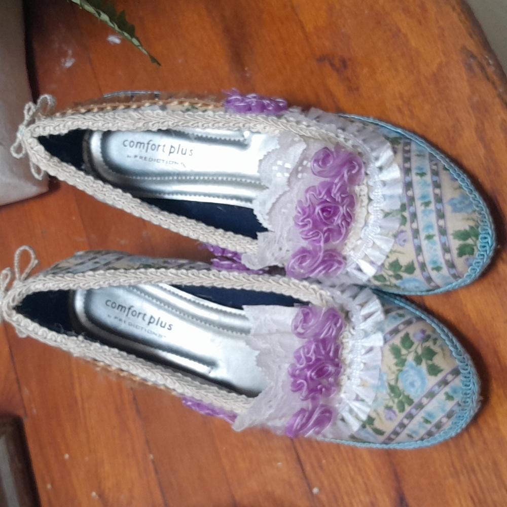 18th century Rococo Baroque Marie Antoinette style shoe's. One of a kind size 8